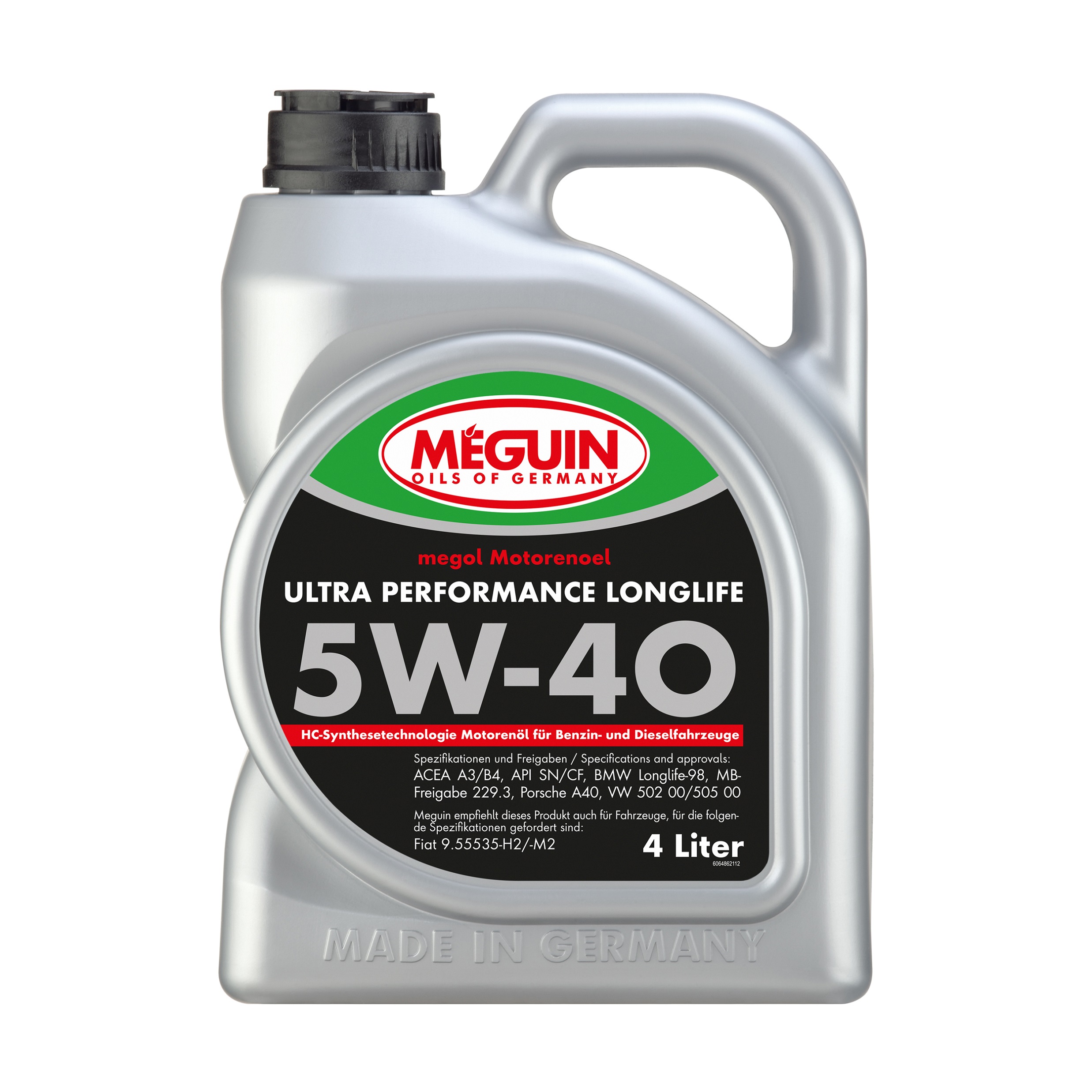 Олива моторна Meguin ULTRA PERFORMANCE LONGLIFE SAE 5W-40 4 л